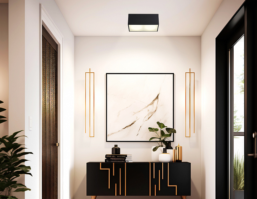 TN6535/2 BK черный IP44 GX53/2 200*100*80 TN6535/2 BK черный IP44 GX53/2 200*100*80