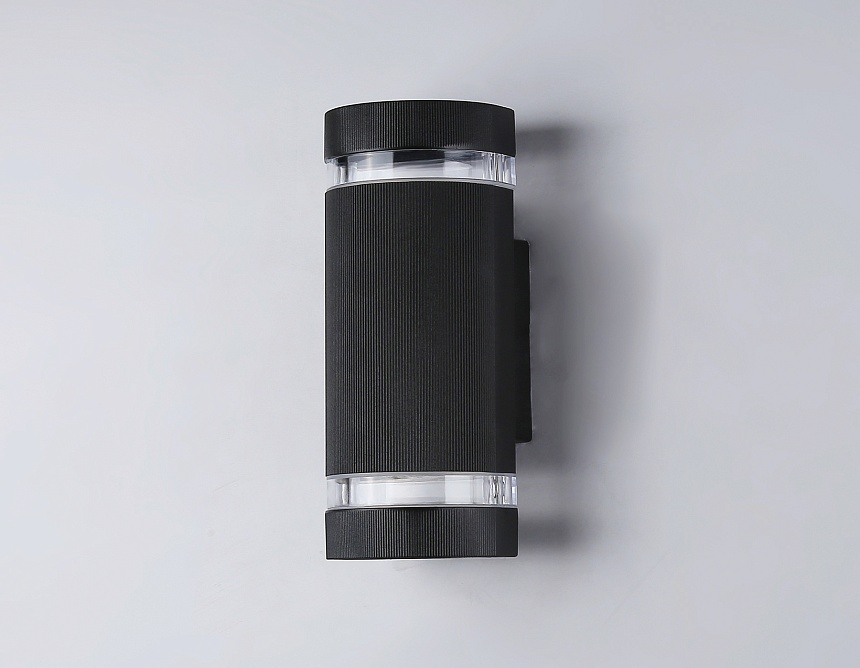 ST2562/2 BK/CL черный/прозрачный IP54 GU10/2 max 35W 235*100*65