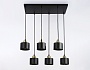 TR8126/6 BK/BS черный/латунь E27*6 max 40W 635*320*920