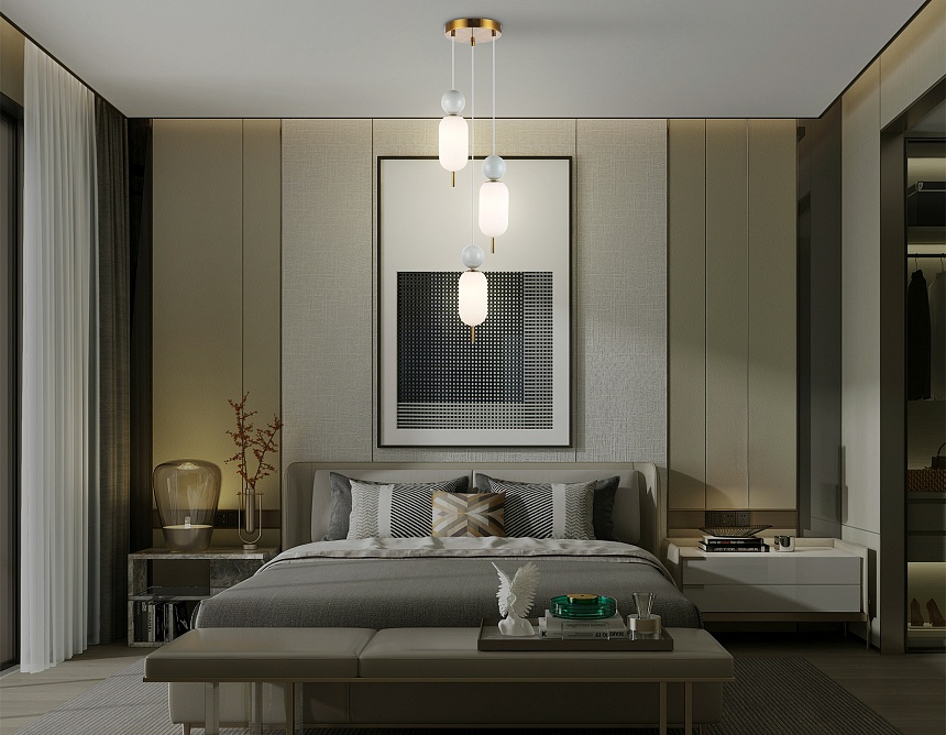 LH53102/3 BS/GR/FR латунь/серый/белый матовый G9*3 max 28W D260*1525