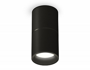 XS6302080 SBK/PBK черный песок/черный полированный MR16 GU5.3 (C6302, A2061, N6111)