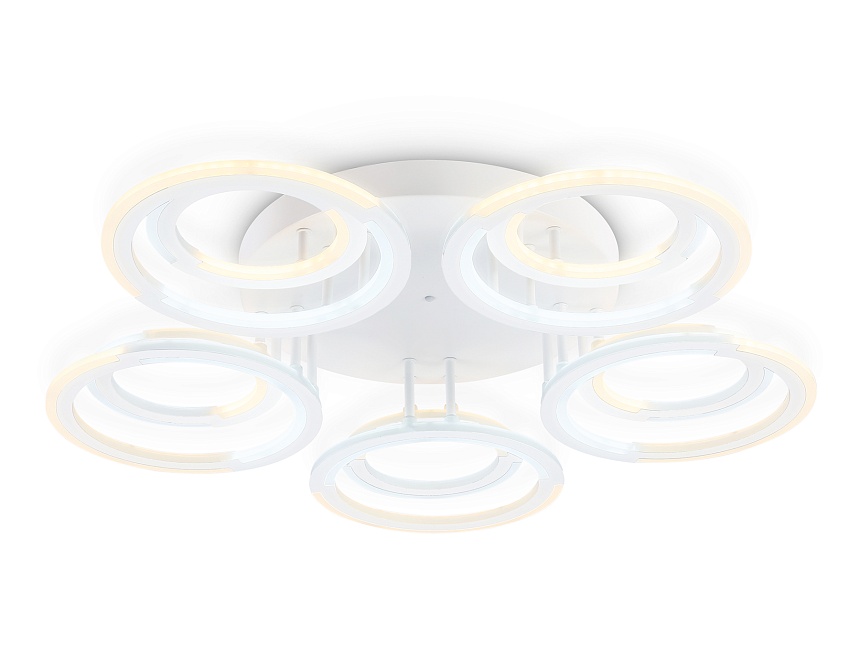 FA8944/5+5 WH белый 132W 3000-6000K D735*115 (ПДУ ИК) FA8944/5+5 WH белый 132W 3000-6000K D735*115 (ПДУ ИК)