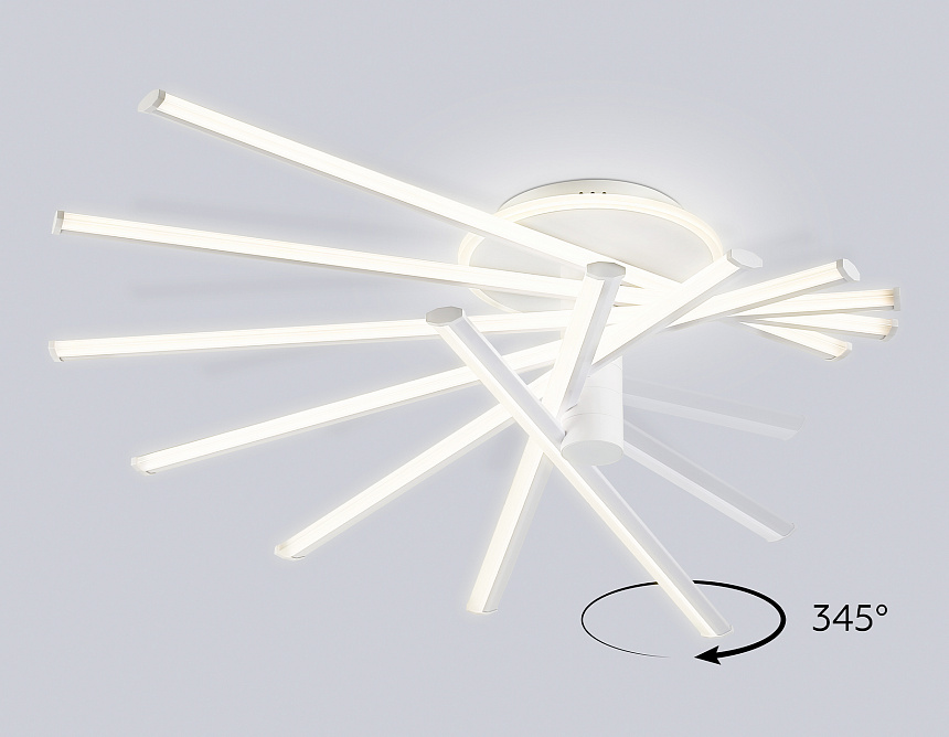 FL6241 WH белый 135W 3000K-6400K 900*750*230 (ПДУ ИК)