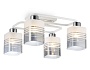 TR303205/4 WH/CH/SM/FR белый/хром/дымчатый/белый матовый E27*4 max 60W 370*370*200