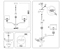 LH71133/8 BS/WH латунь/белый E14/8 max 40W D840*880