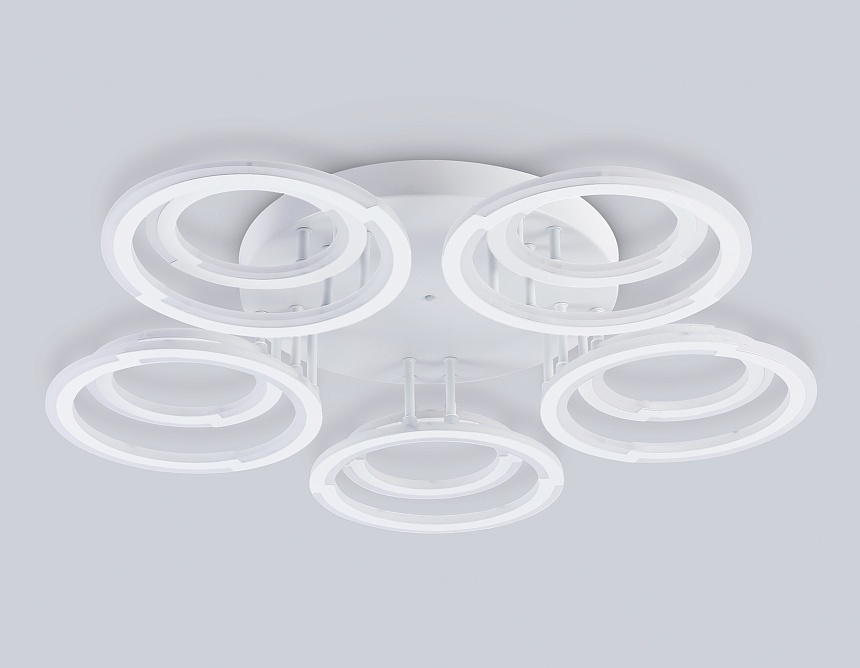 FA8944/5+5 WH белый 132W 3000-6000K D735*115 (ПДУ ИК) FA8944/5+5 WH белый 132W 3000-6000K D735*115 (ПДУ ИК)