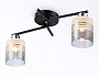 TR303211/2 BK/CH/SM/FR черный/хром/дымчатый/белый матовый E27*2 max 60W 500*170*200