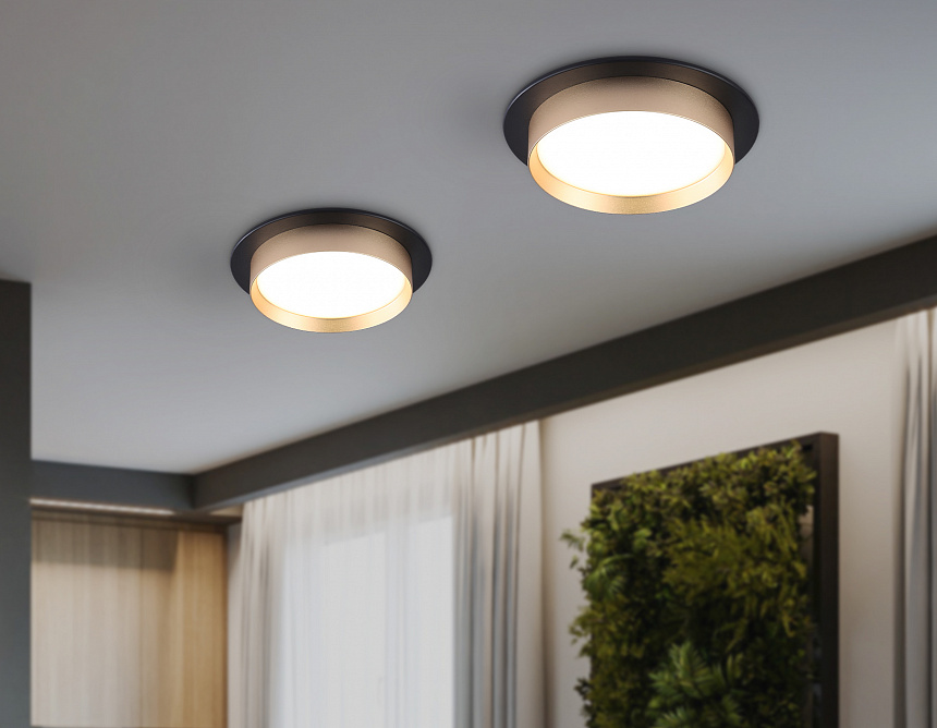 TN5228 BK/GD черный/золото GX53 max 12W D110*35 TN5228 BK/GD черный/золото GX53 max 12W D110*35