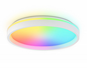 FZ607 WH/GD белый/золото IP20 66W 3000K-6500K+RGB D490*85 (ПДУ ИК)