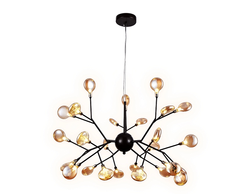 TR3013/27 DCF/TI темный кофе/янтарь G4/27 max 20W D750*650