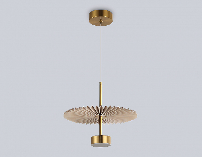 LH72603 BR/WH латунь/бежевый 6W 3000K D300*260-1770