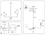 LH53001/6 SN/FR сатин никель/белый матовый G9*6 max 40W D690*680