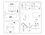 LH57010 BS/FR латунь/белый матовый E14 max 40W 280*150*220