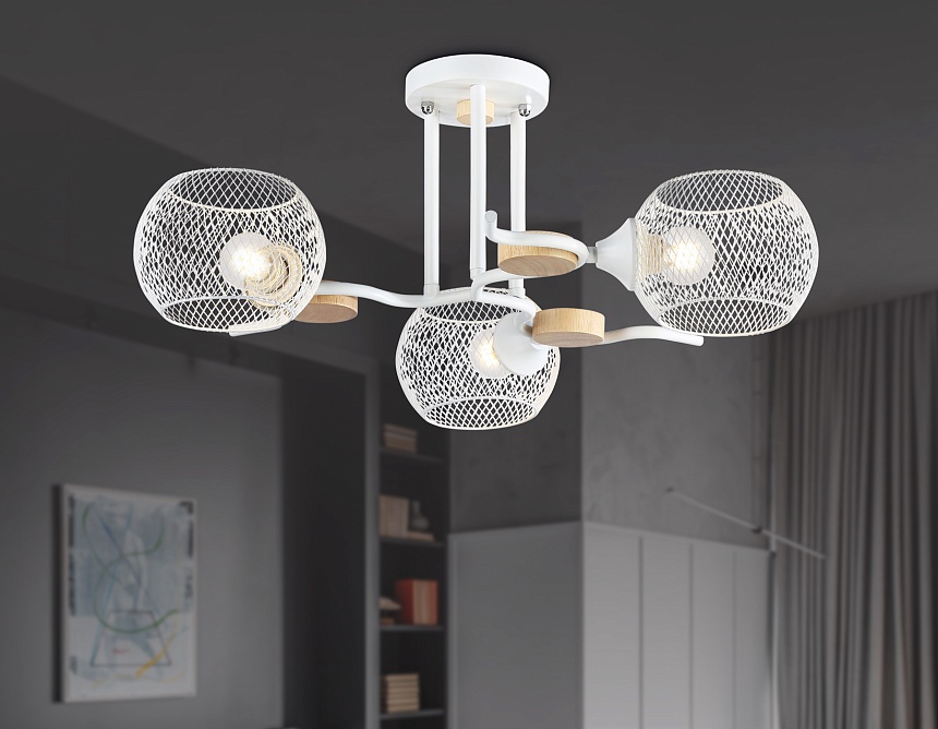 TR80163/3 WH белый E27/3 max 40W D580*220