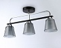 TR303235/3 BK/CH/SM/FR черный/хром/дымчатый/белый матовый E27*3 max 60W 550*120*250