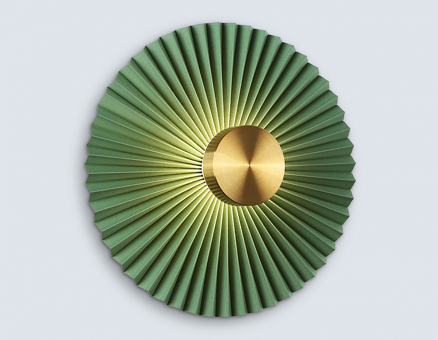 LH72649 BK/GR латунь/зеленый 6W 3000K D300*100