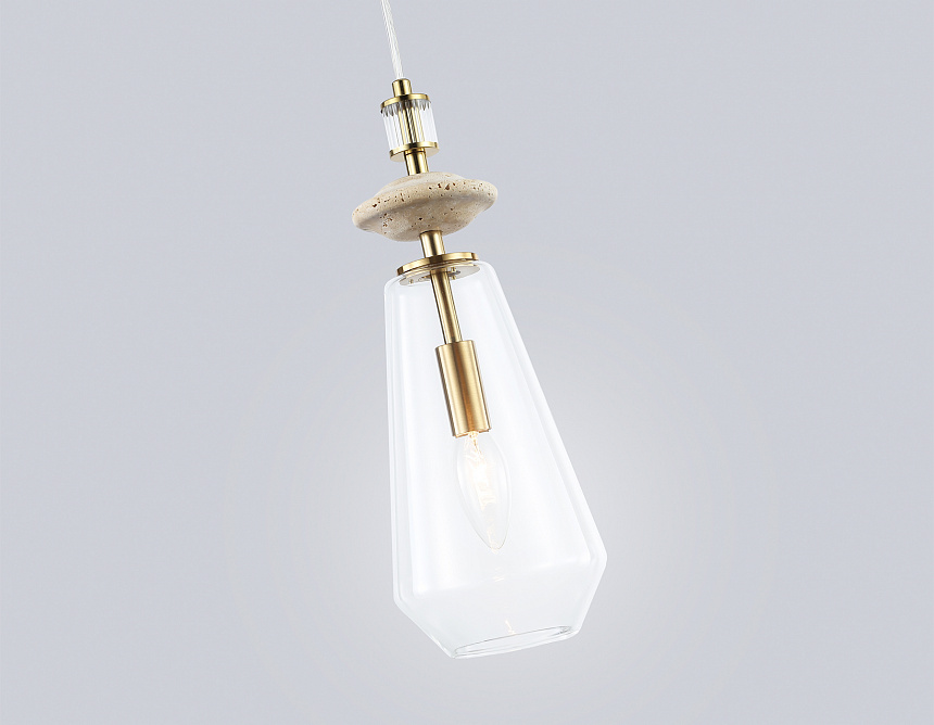 LH53301 BS/CL латунь/прозрачный E14 max 40W D130*1850