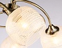 TR3199/5 SB/CL/FR бронза/прозрачный/белый матовый E27/5 max 40W D600*485