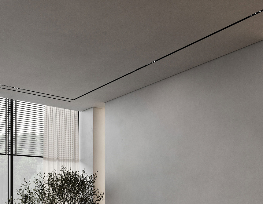 GL2345 BK черный IP20 30W 3CCT 3000/4200/6400K 48V 600*10*37