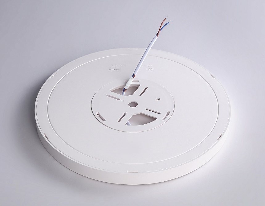 FZ1903 WH белый IP54 20W 3000K-6500K CCT-переключатель D300*25 (Без ПДУ)