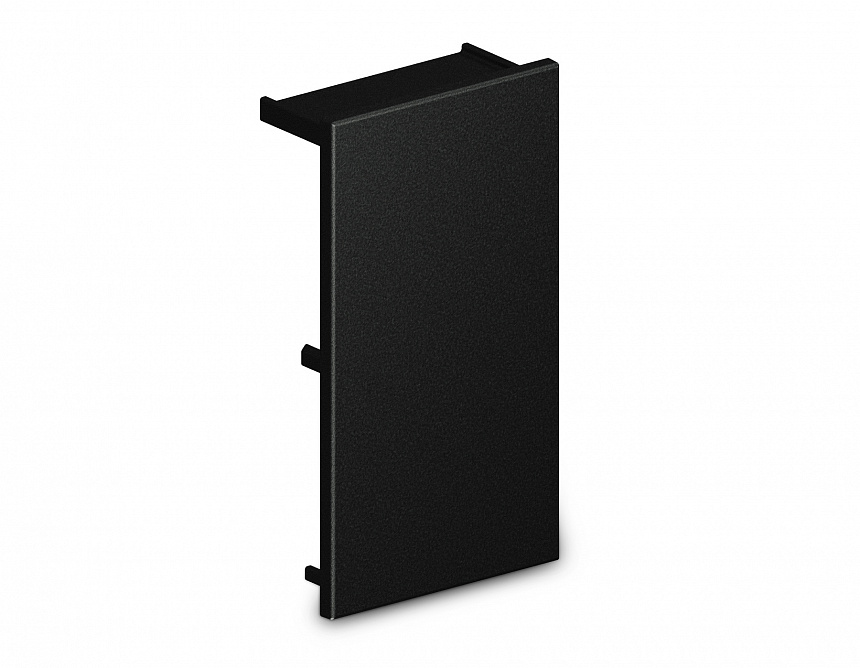 GL1058 BK черный заглушка для шинопровода Magnetic 220V 30.6*56*2 (2шт)