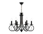 TR9612/6 BK черный E14/6 max 40W D560*650