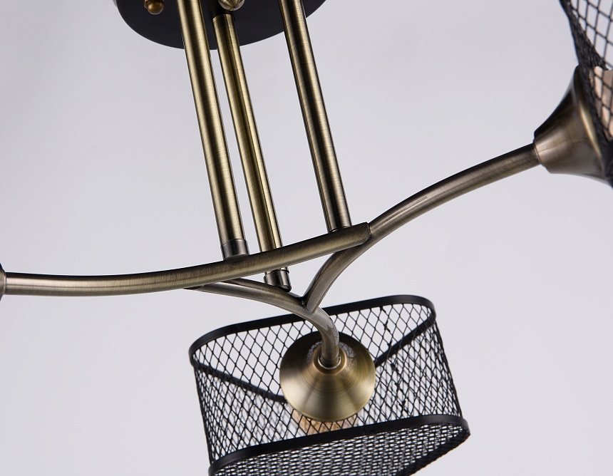 TR80171/3 SB/BK бронза/черный E27/3 max 40W D600*215