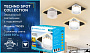 TN355 CH/CL хром/прозрачный GU5.3+3W (LED WHITE) 95*95*45