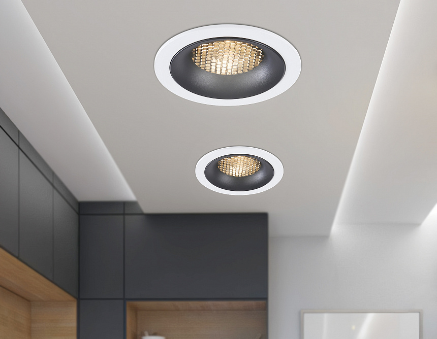 TN102722 WH/BK белый/черный GU5.3 92*92*23