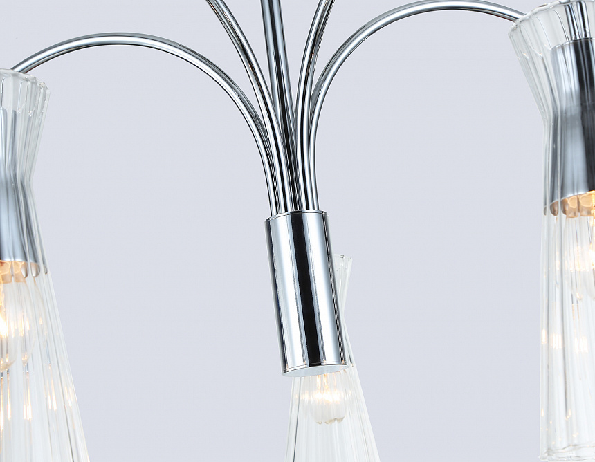 LH55651/5 СH/CL хром/прозрачный E14*5 max 40W D600*440