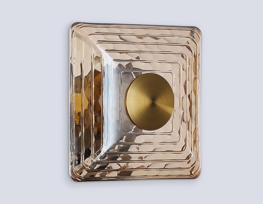 LH31035 BS/TI латунь/янтарь 6W 3000K 150*150*85