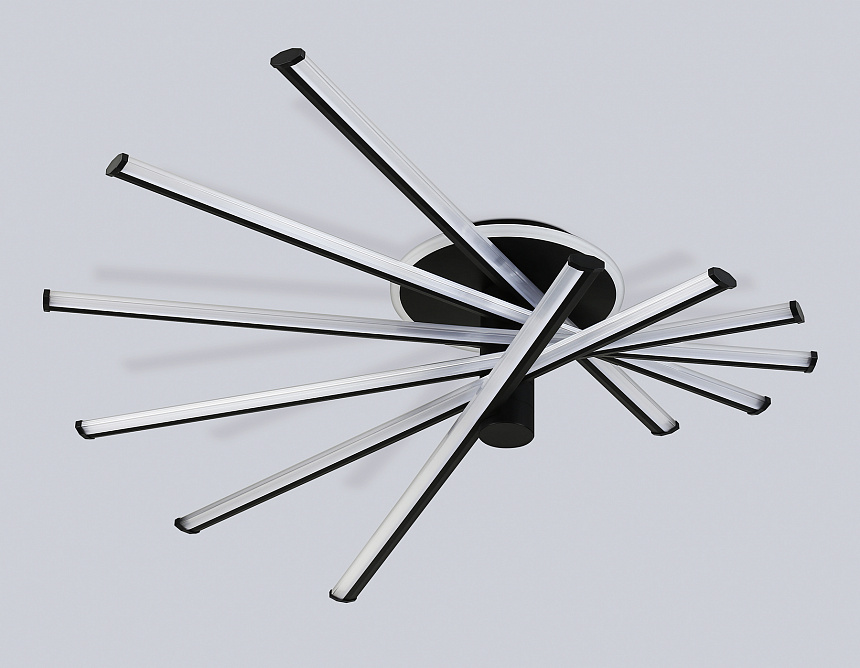 FL6232 BK черный 96W 3000K-6400K 605*605*200 (ПДУ ИК)