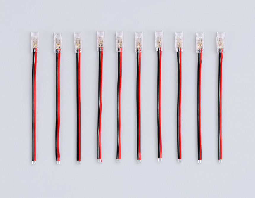 GS7373 Соединитель гибкий односторонний COB 12/24V для лент 5mm (2 конт.) (10шт)