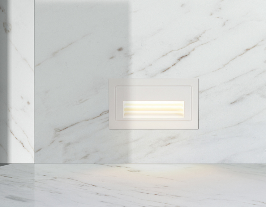 ST8222 WH белый IP65 LED 3000K 3W 102*58*52