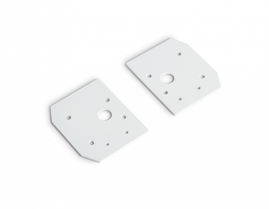 GL3622 WH белый заглушка для корпуса в натяжной потолок для магнитного шинопровода (2шт)