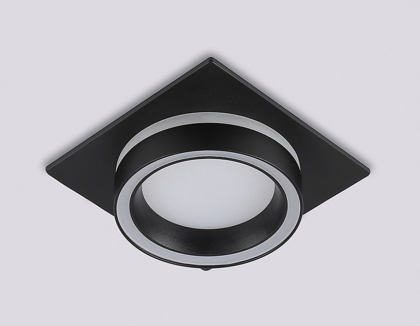 TN52422 BK/FR черный/белый матовый GX53 max 12W 105*105*45