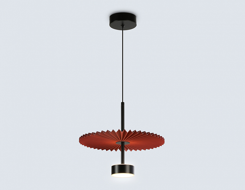 LH72613 BK/RD черный/красный 6W 3000K D300*260-1770