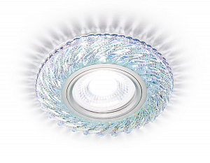 S295 PR/WH хром/перламутровый MR16+3W(LED WHITE 4200K)