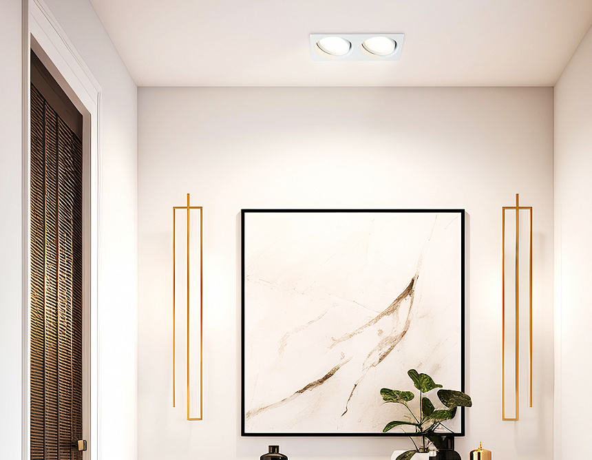 TN52234/2 WH белый IP20 GX53/2 220*110*44