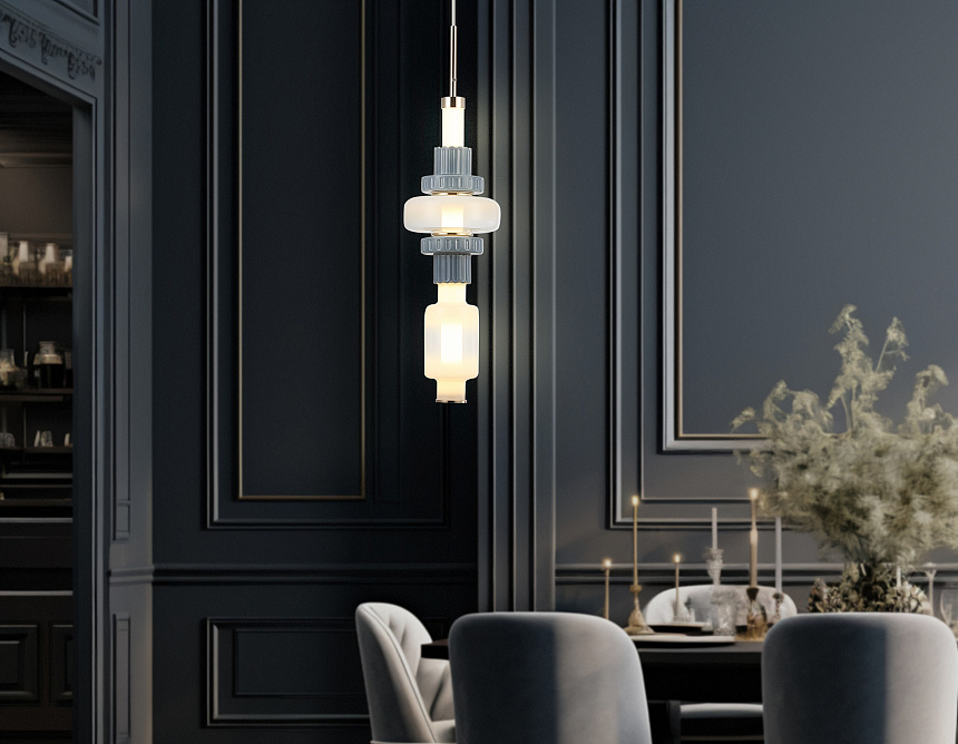 LH53121 GD/WH/GB золото/белый/серо-синий 19W 3000K D160*1880