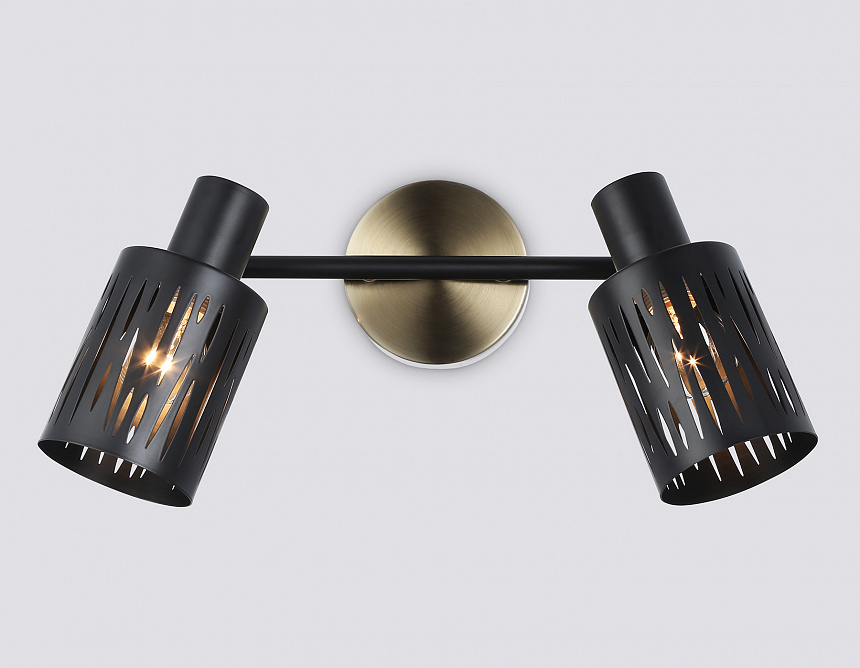 TR8668/2 BK/SB чёрный/бронза E14/2 max 60W 360*100*190