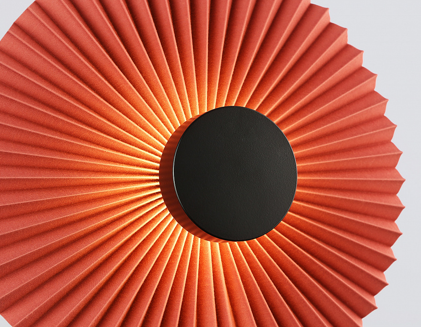 LH72653 BK/RD черный/красный 6W 3000K D300*100