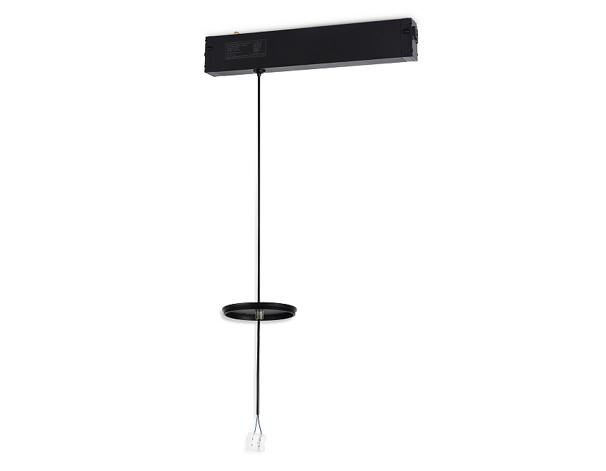A2660 BK черный крепеж трековый подвесной для корпуса DIY D85mm 240*42*25 H1500
