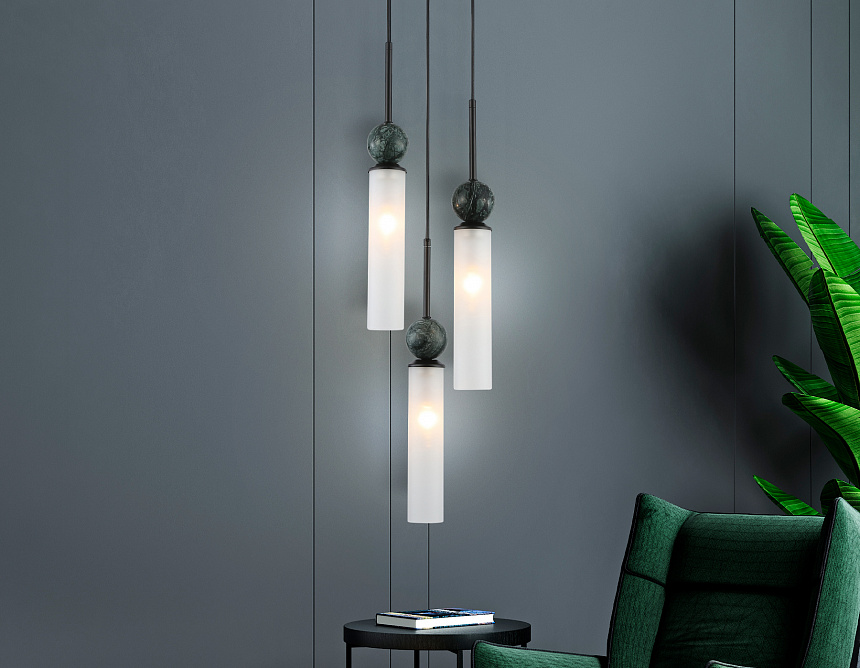 LH53271/3 BK/WH черный/белый E14*3 max 40W D230*1700