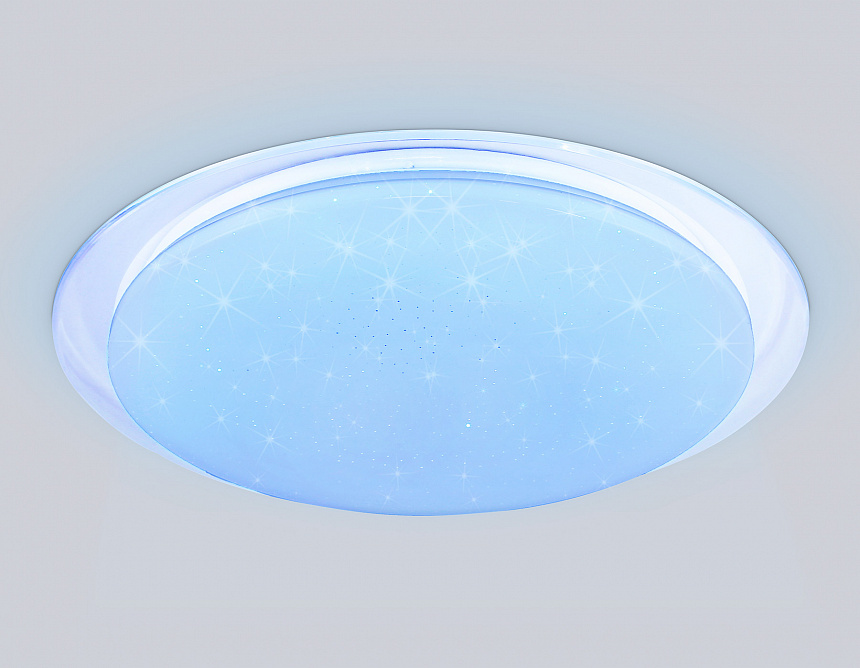 FZ770 WH белый IP20 42W 3000-6500K+RGB 450*55 (ПДУ ИК)