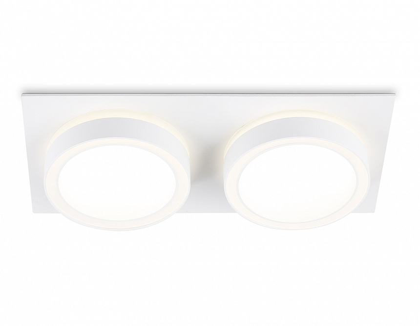 TN52423/2 WH/FR белый/белый матовый GX53 max 12W 210*105*45