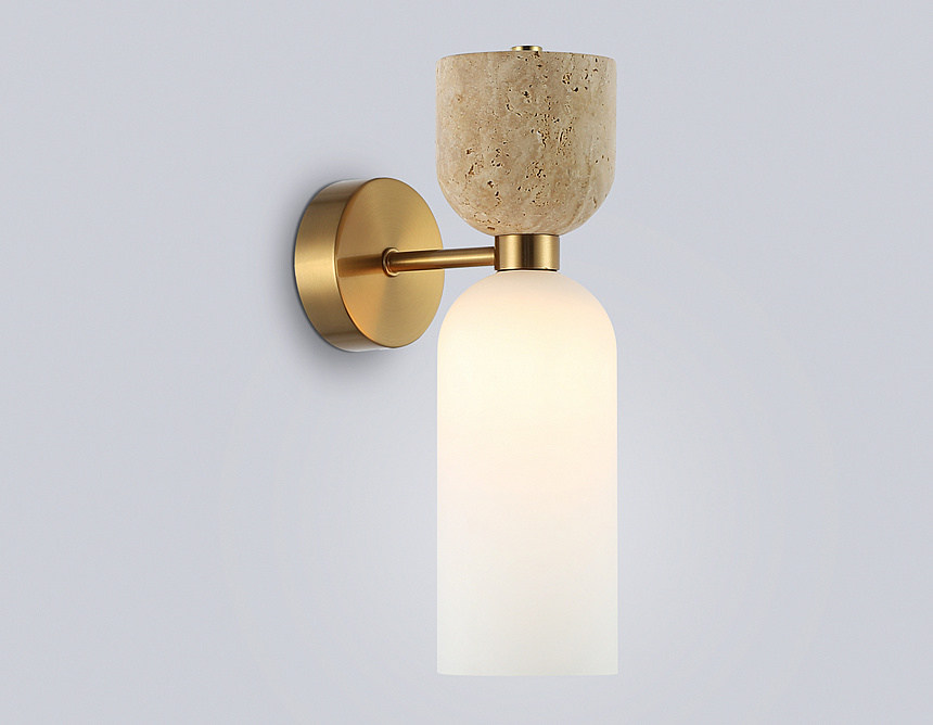 LH53327 BS/WH латунь/белый G9 max 25W 145*80*280