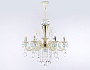 TR4923/6 GD/WH/BL золото/белый/голубой E14*6 max 40W D600*620