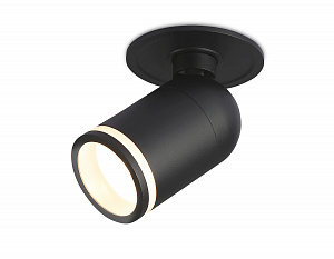TA1273 SBK/FR черный песок/белый матовый MR16 GU5.3 D55*136