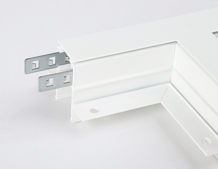 GL3355 WH белый коннектор т-образный встраиваемый 170*85*46,8